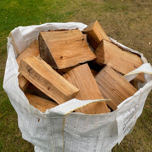 Semi Seasoned Softwood logs- Barrow Bag