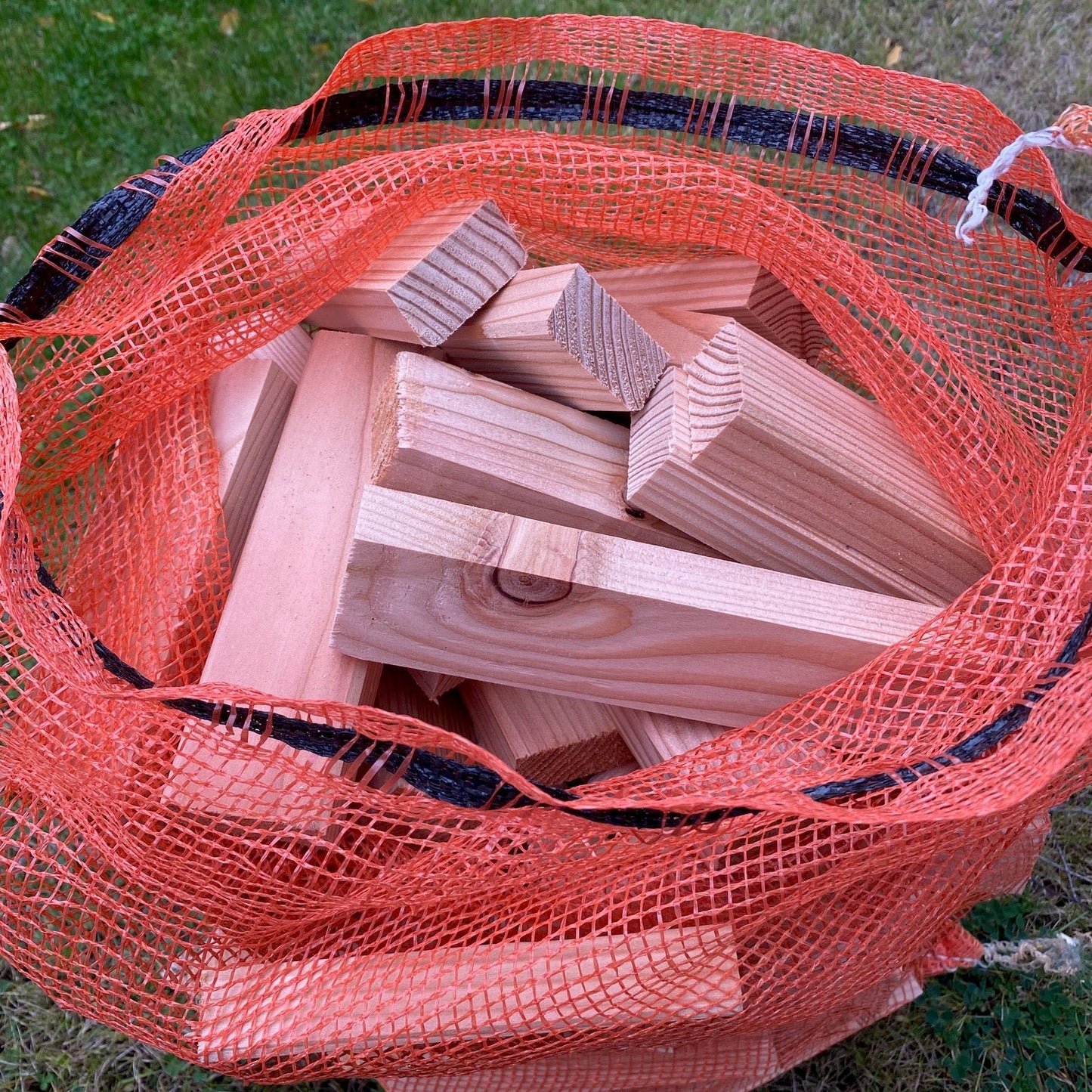 Seasoned Larch batten chunks