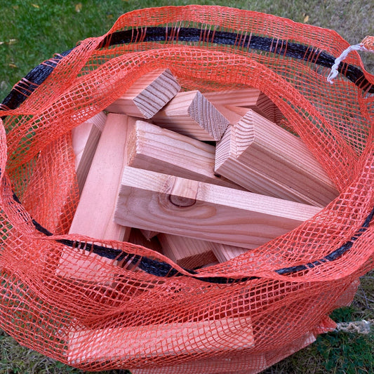Seasoned Larch batten chunks