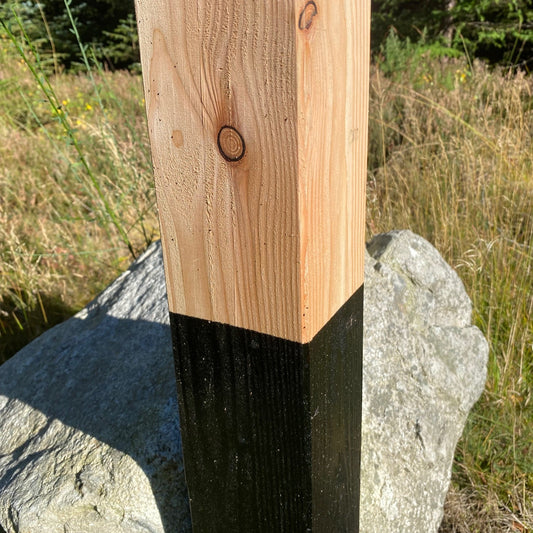 Larch fence posts- Planned 4x4"