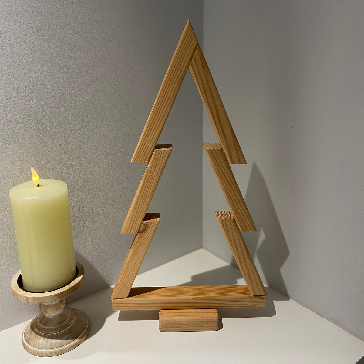 Wooden Christmas Tree Decoration