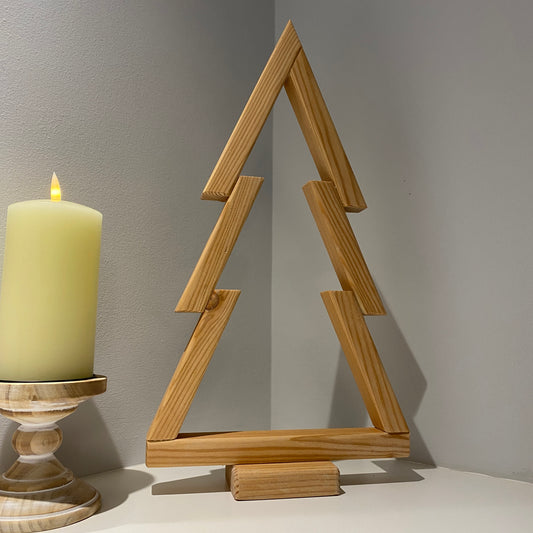 Wooden Christmas Tree Decoration